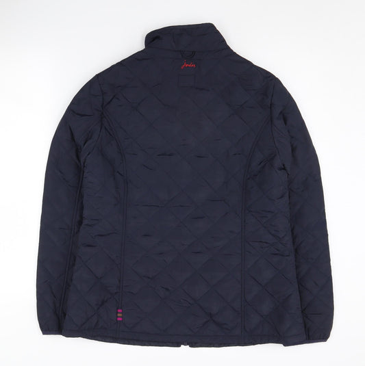 Joules Women's Blue Quilted Jacket UK Size 12