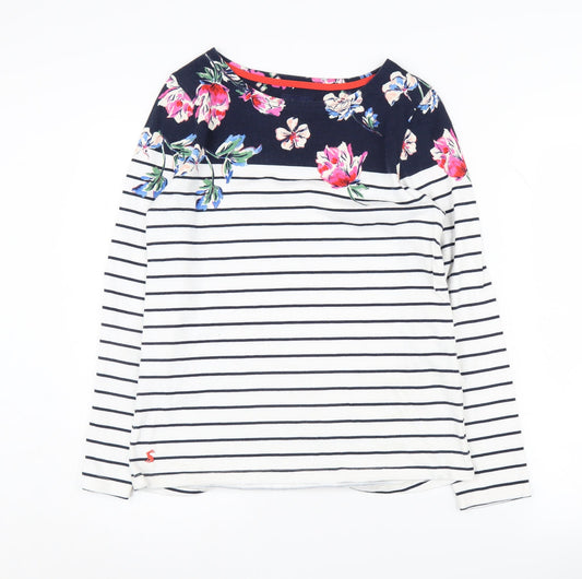 Joules Women's Multicoloured Stripe Floral Tunic Size 10