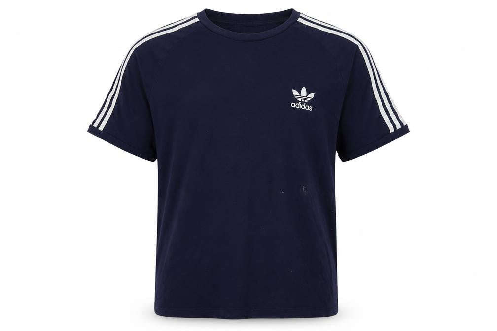 Mens UK Size L adidas Blue  Cotton T-Shirt