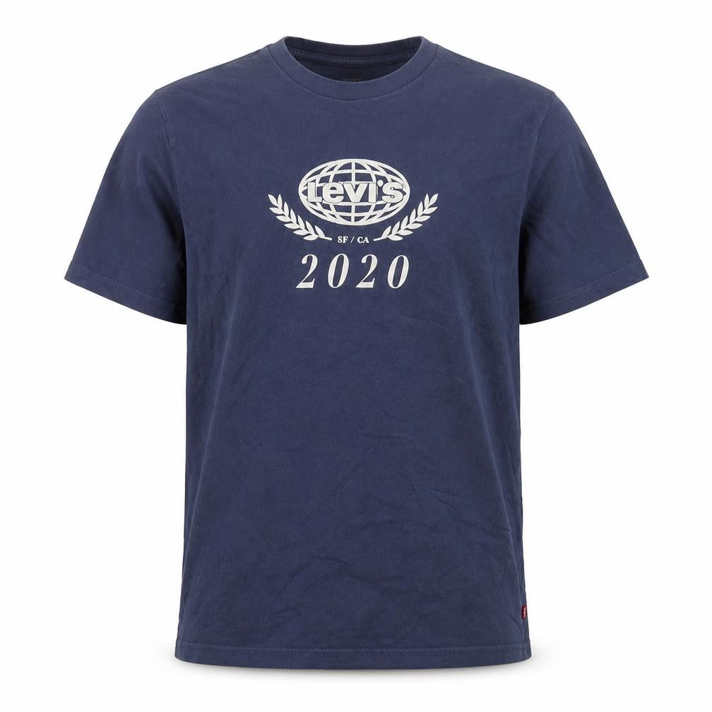 Mens UK Size L Levi's Blue  Cotton T-Shirt