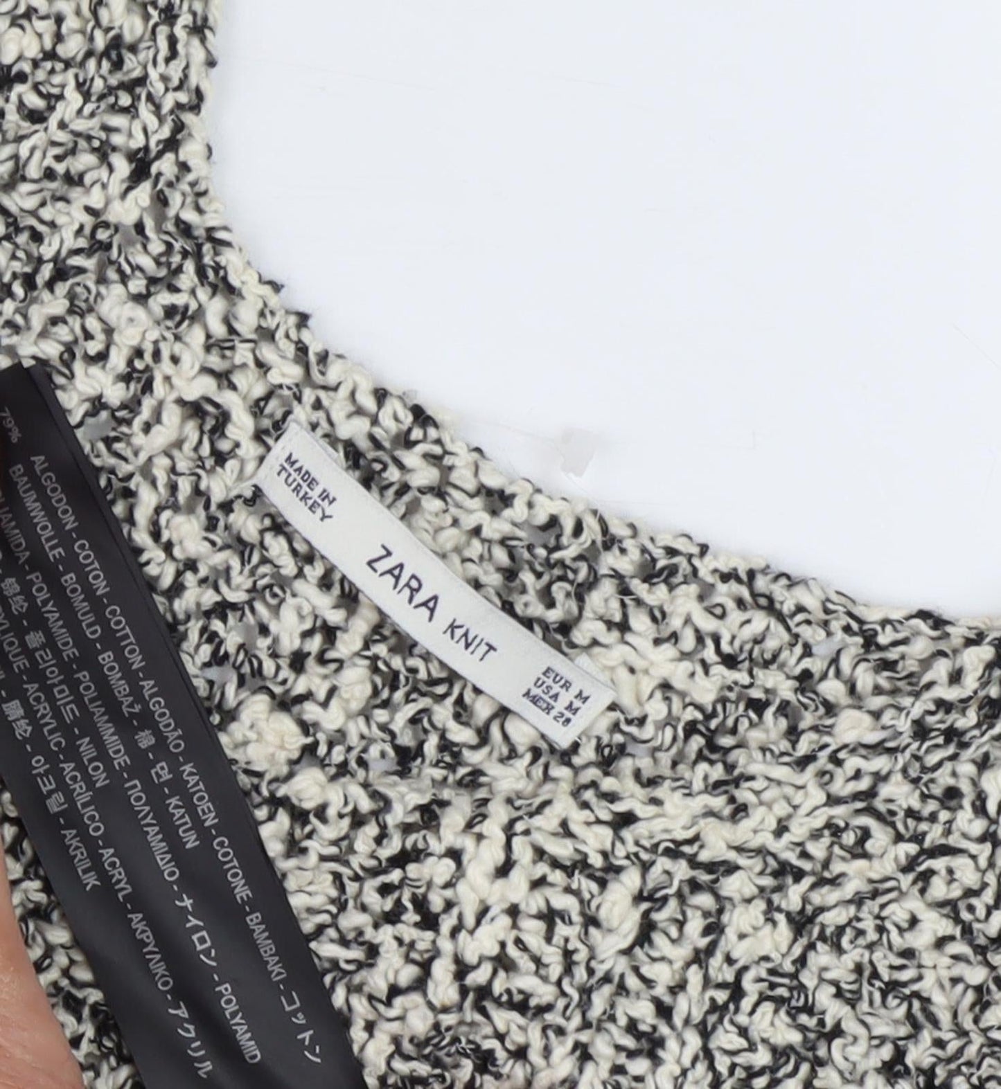 Zara Women’s Grey Knit Dress Size 12