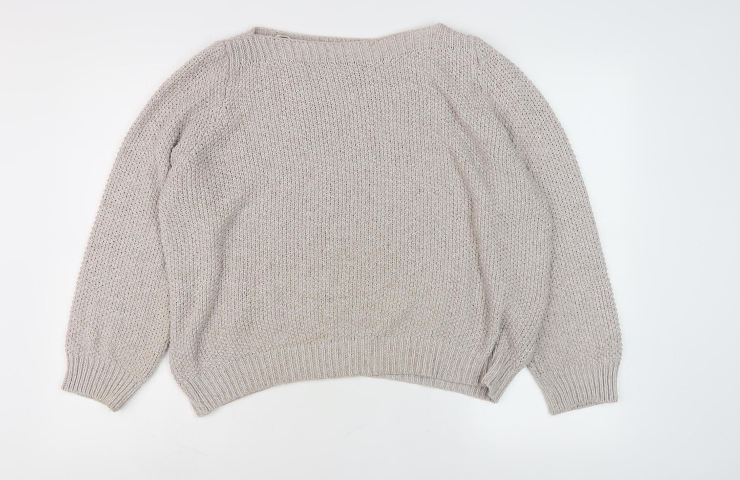 Marks and Spencer Women’s Beige Pullover Jumper Knit