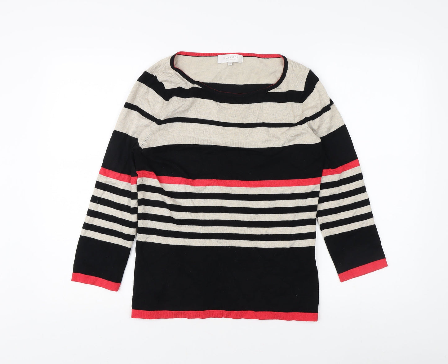 Debenhams Women's Multicoloured Stripe Pullover Jumper