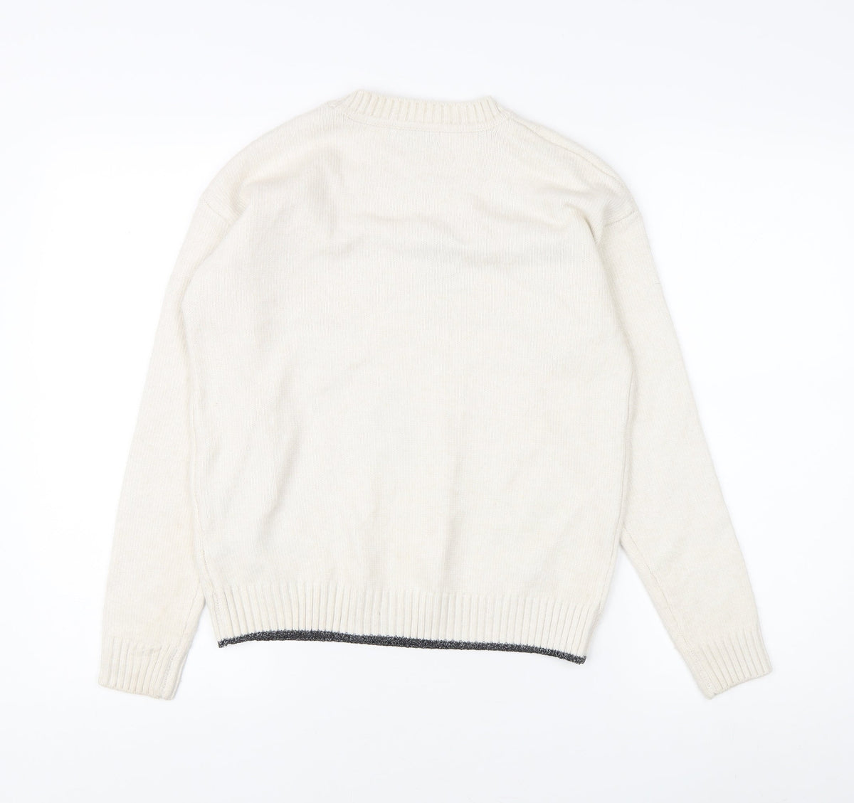 Marks and Spencer Women's Ivory Star Jumper XS