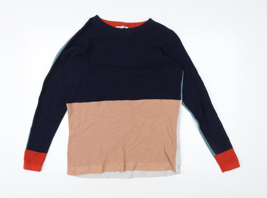 White Stuff Women's Multicoloured Pullover Jumper, Size 10