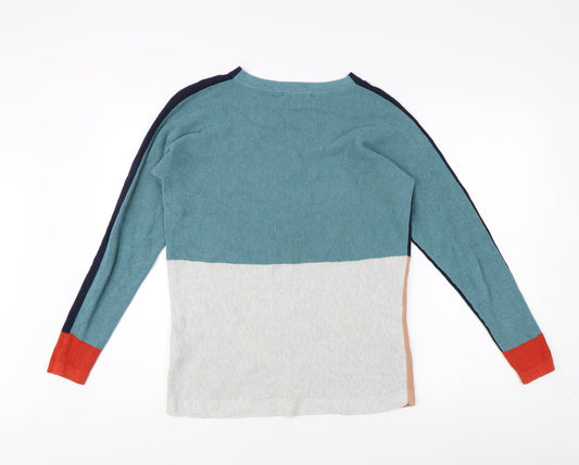 White Stuff Women's Multicoloured Pullover Jumper, Size 10