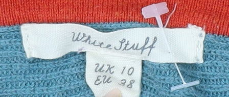 White Stuff Women's Multicoloured Pullover Jumper, Size 10