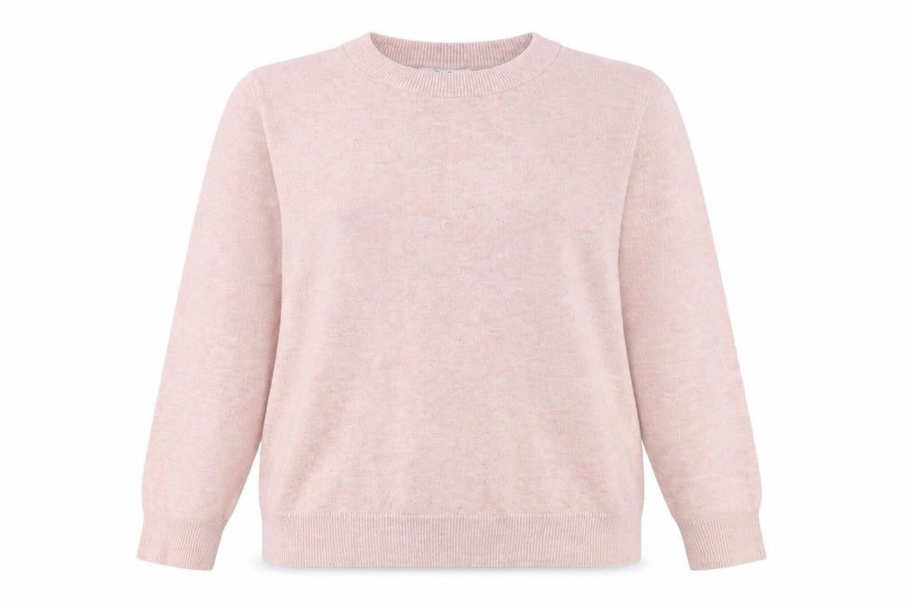 Marks and Spencer Women's Pink Crew Neck Jumper, L