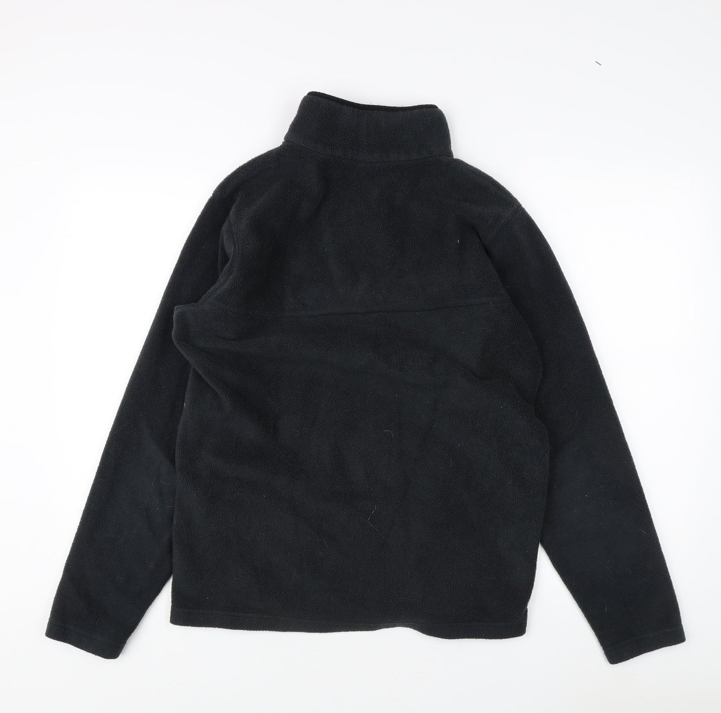 Columbia Men's Black Fleece Henley Sweatshirt S