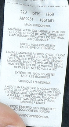 Columbia Men's Black Fleece Henley Sweatshirt S