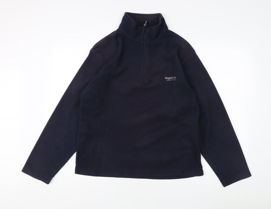 Regatta Men's Black Fleece Pullover Sweatshirt, M
