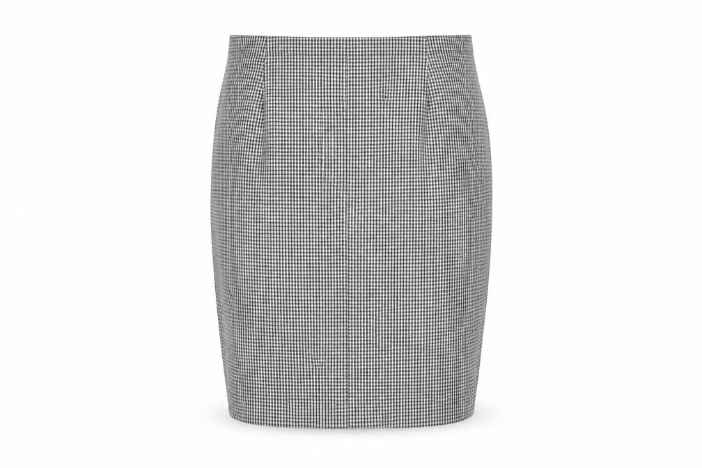 Marks and Spencer Women’s Black Check Pencil Skirt Size 16