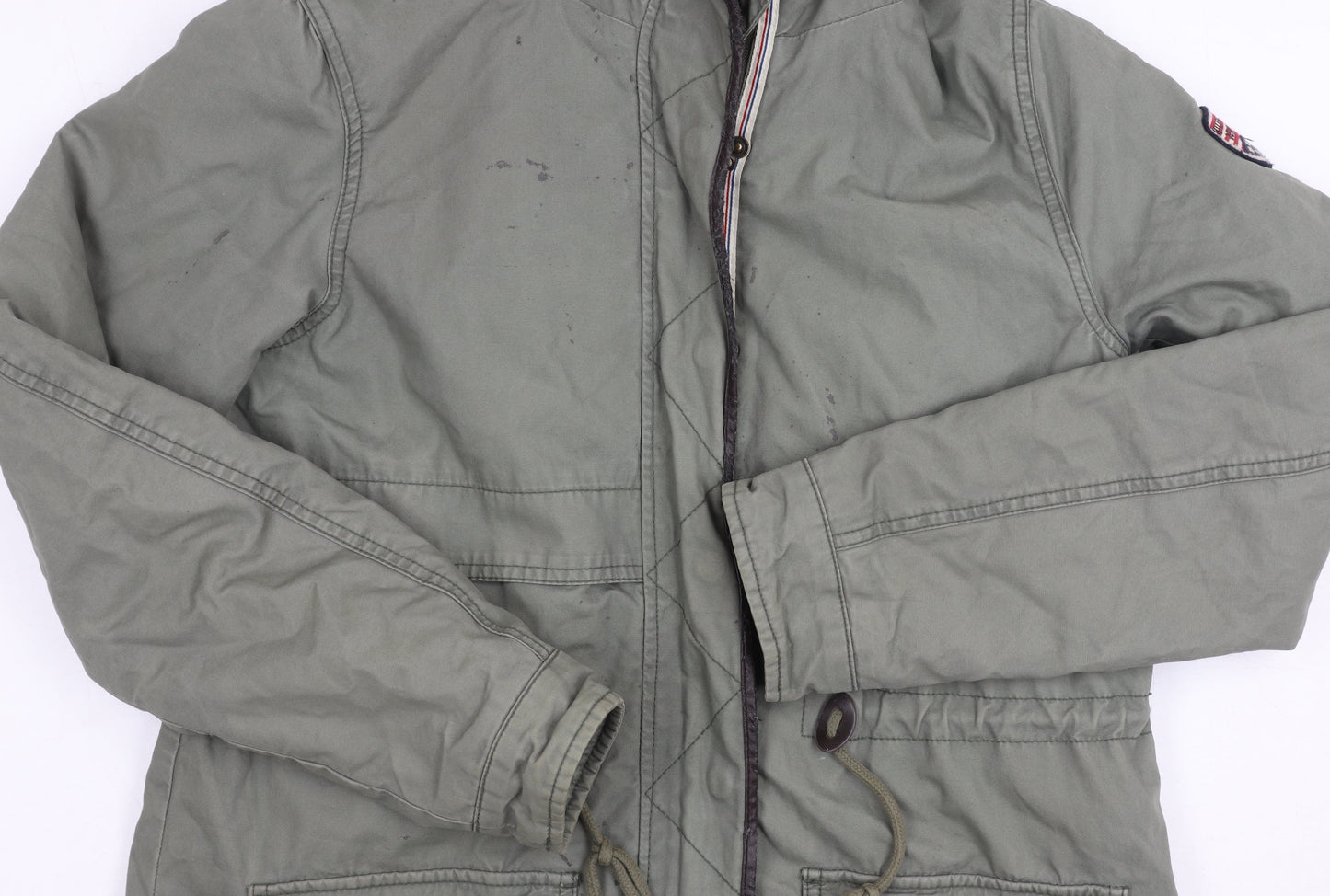 Tommy Hilfiger Women's Green Parka Jacket S