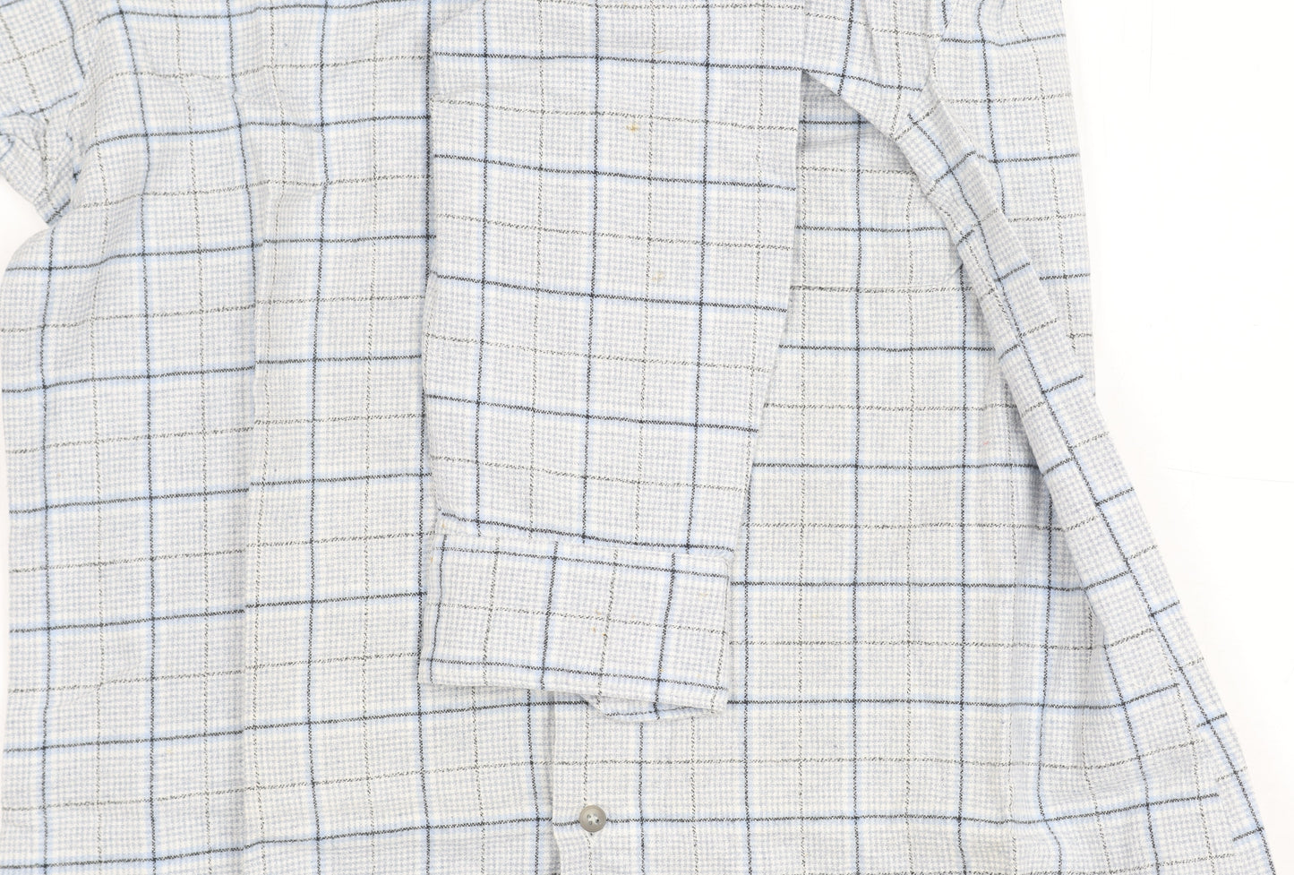 St Michael Men's Multicoloured Check Shirt 15.5