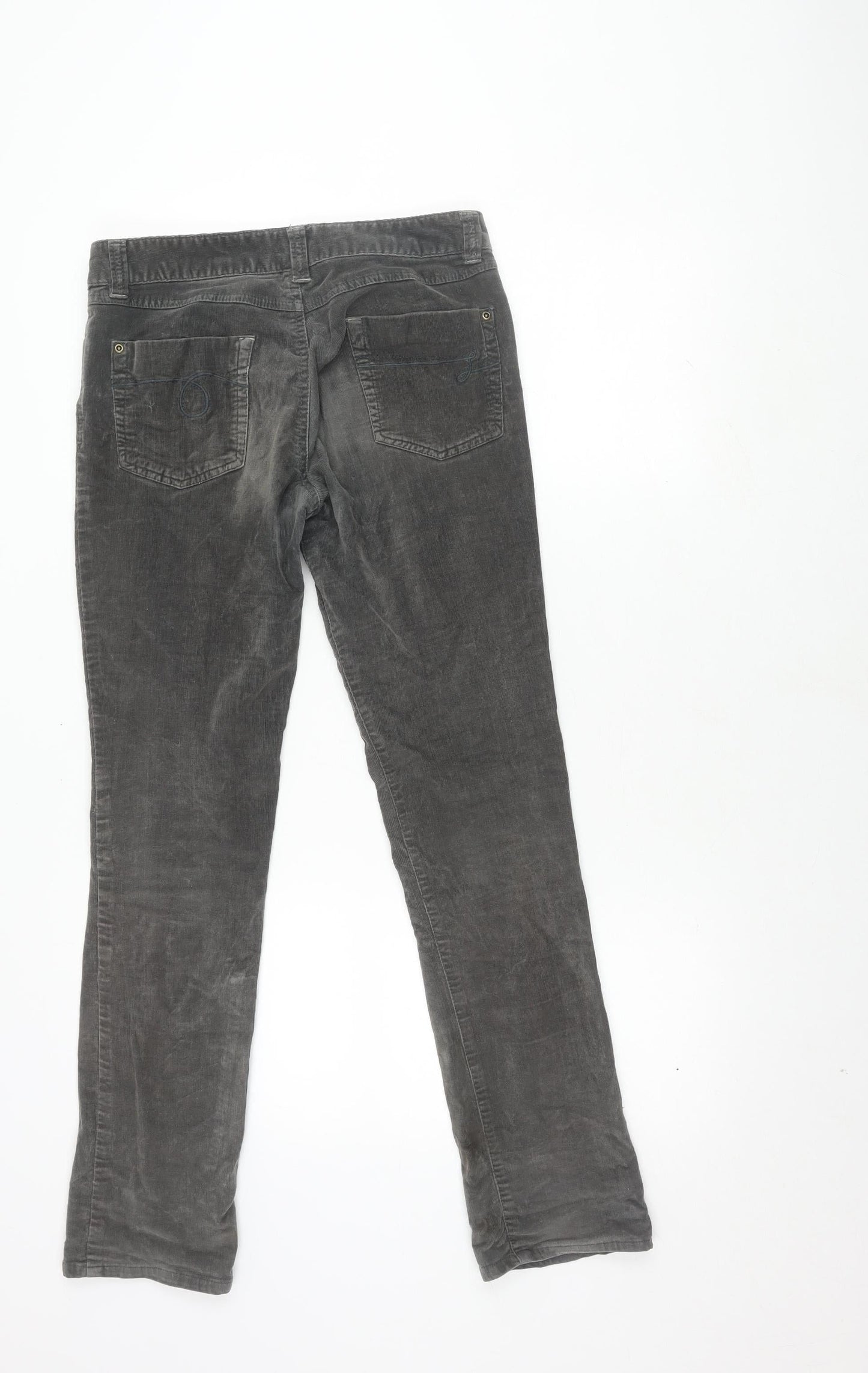 Joules Women's Grey Corduroy Trousers EUR 8
