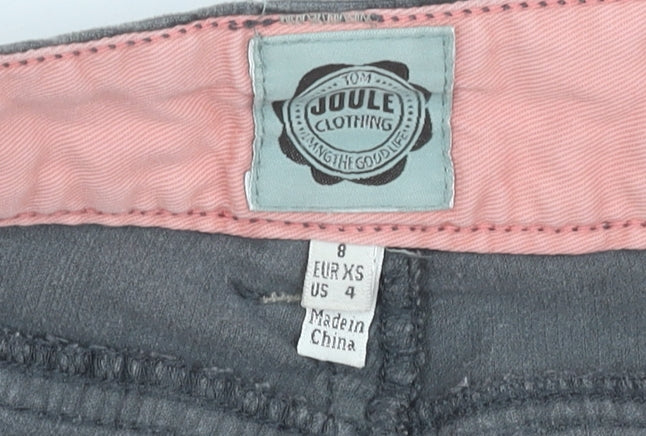 Joules Women's Grey Corduroy Trousers EUR 8
