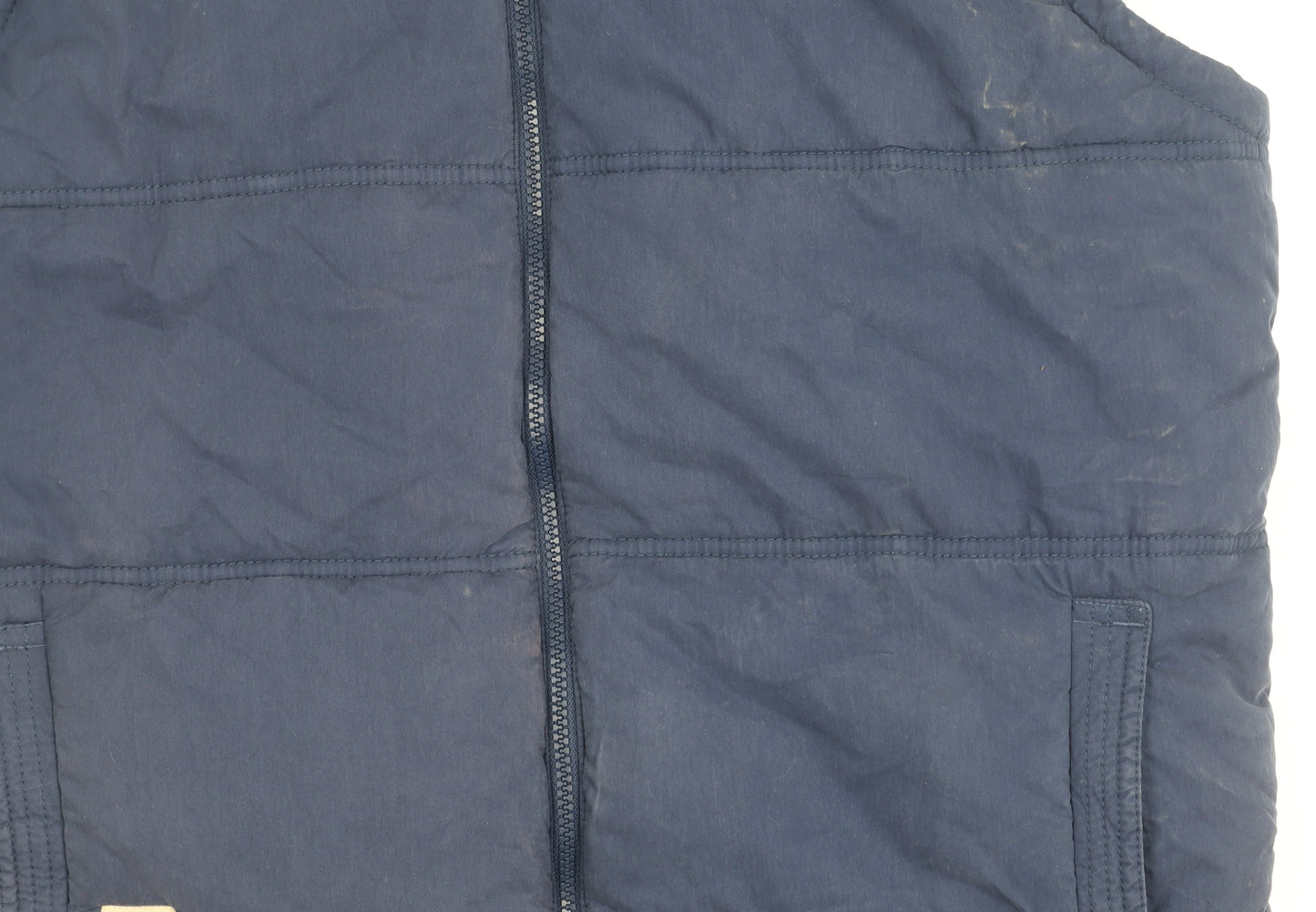 Lazy Jacks Men's Blue Hooded Puffer Jacket M