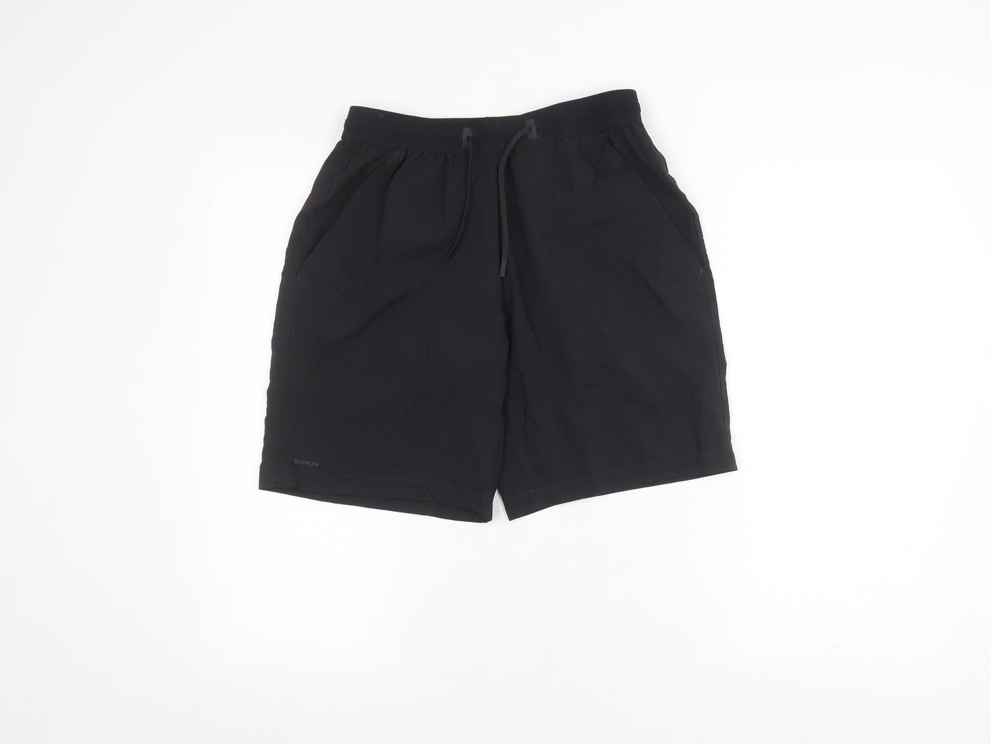 Decathlon Men's Black Athletic Running Shorts M
