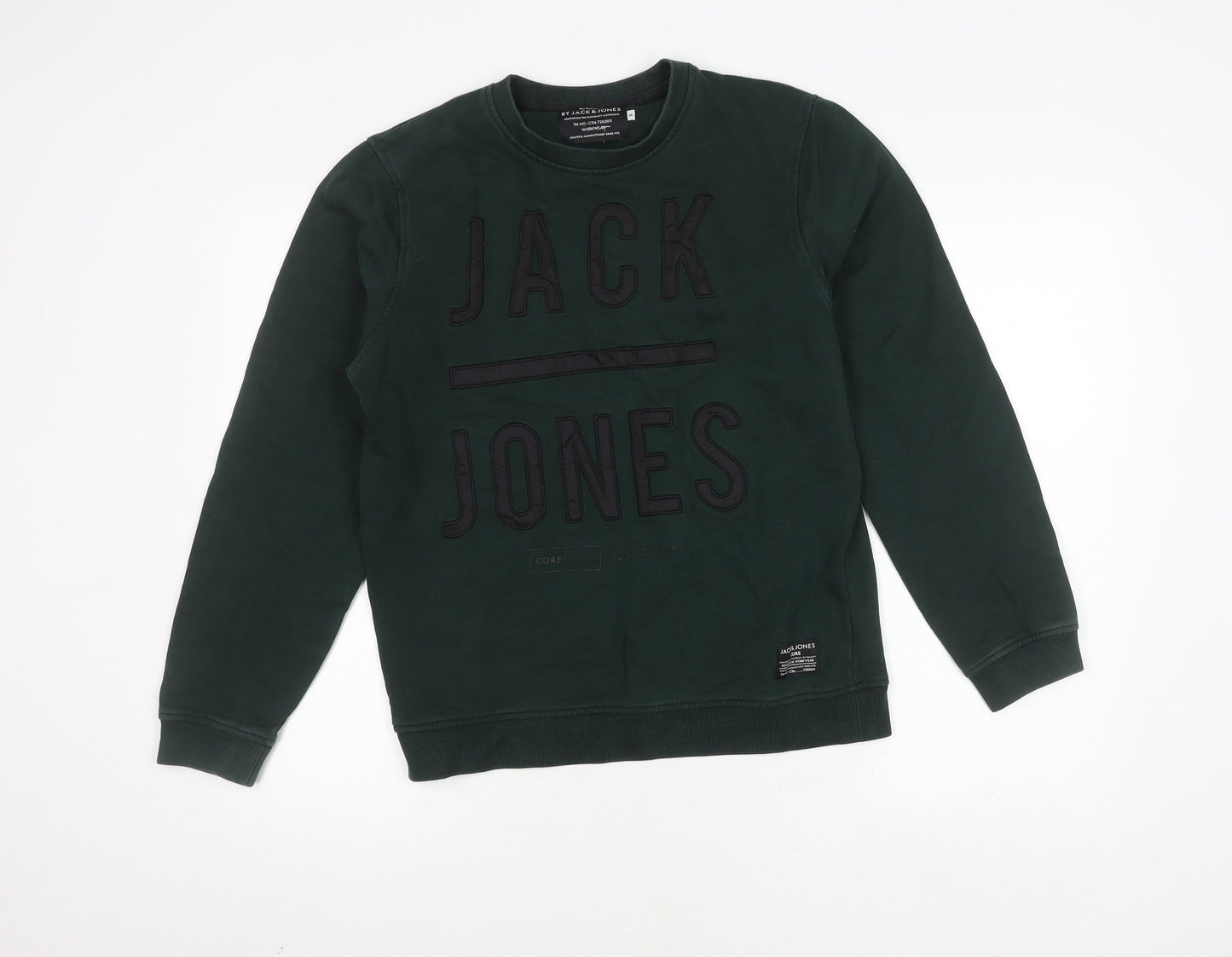 Jack & Jones Men's Green Pullover Sweatshirt S