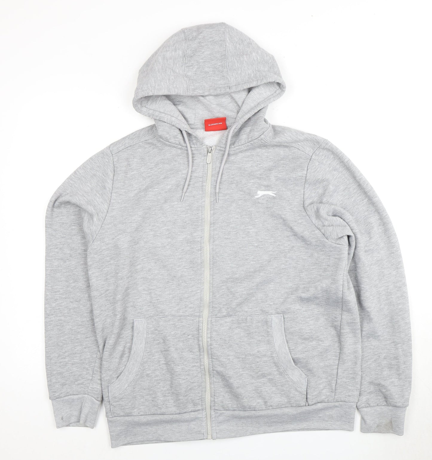 Slazenger Men's Grey M Full Zip Hoodie