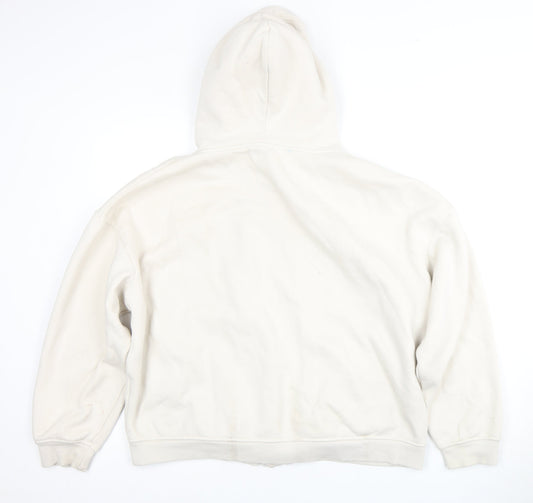 USAPRO Women's Beige XL Zip Hoodie