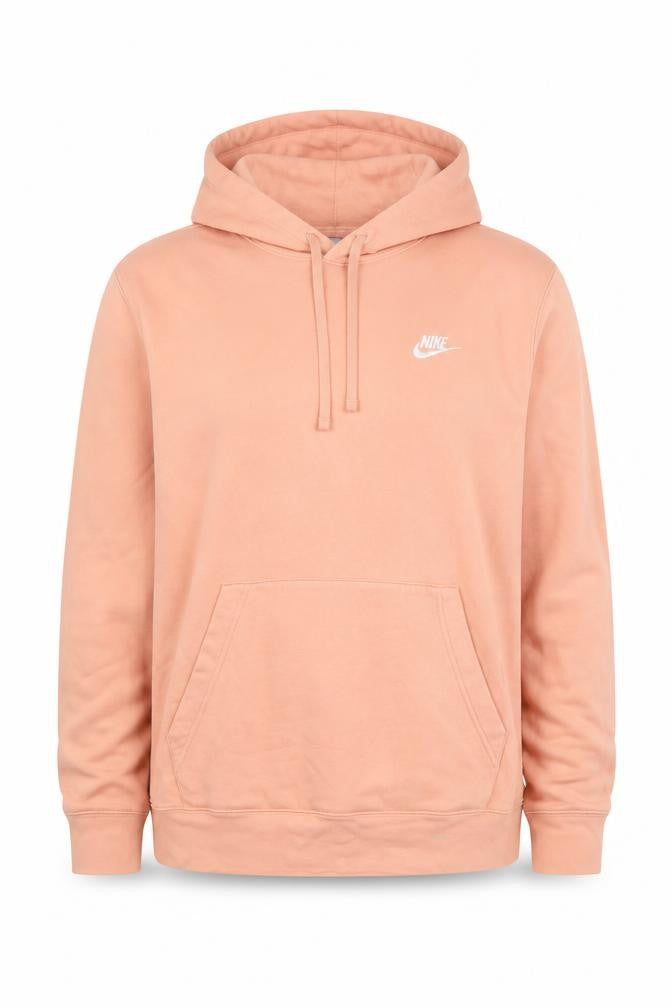 Womens UK S Regular Nike Pink Pullover Hoodie