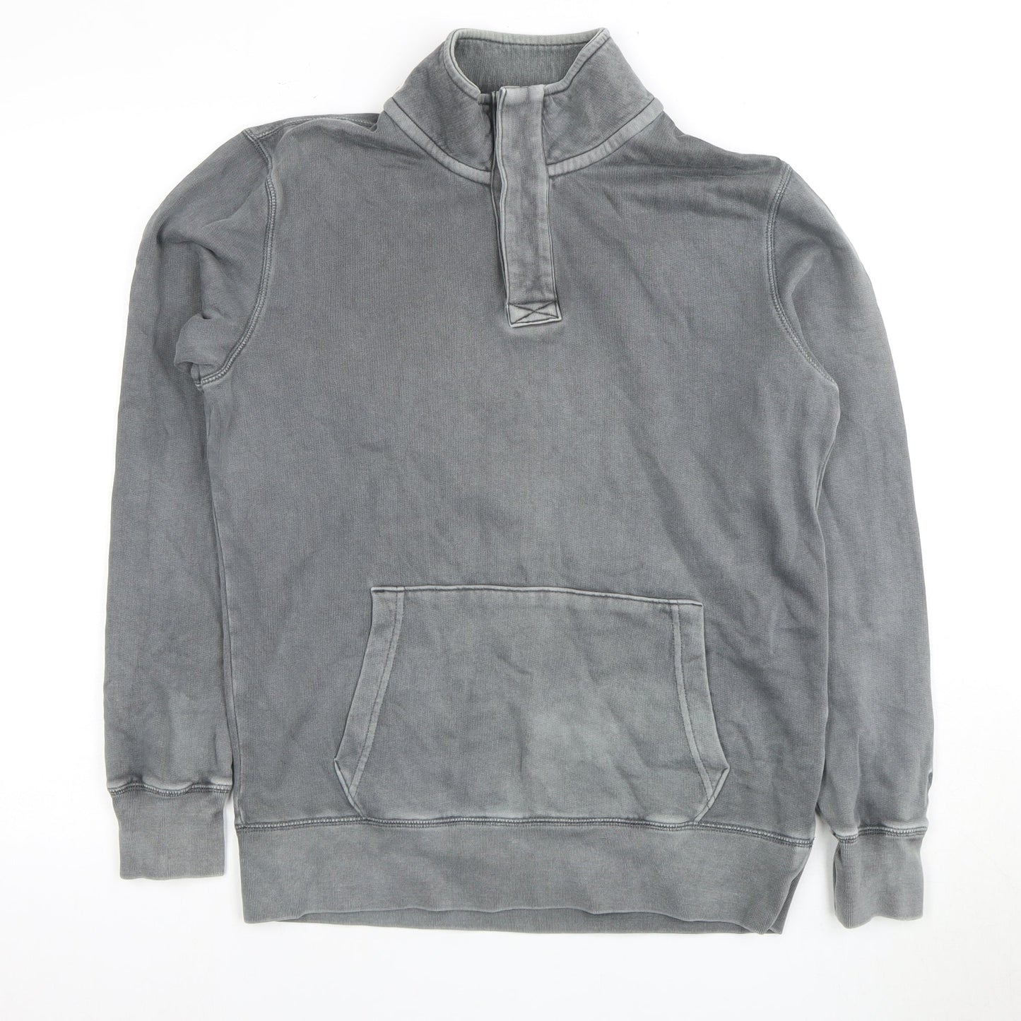 American Eagle Mens XS Grey 1/4 Zip Sweatshirt
