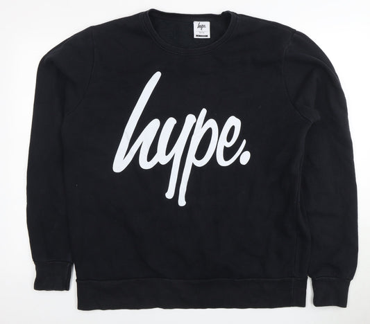 Hype Men's Black XL Pullover Sweatshirt