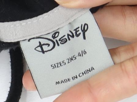 Disney Women’s Black Minnie Mouse Full Zip Hoodie, Size 6