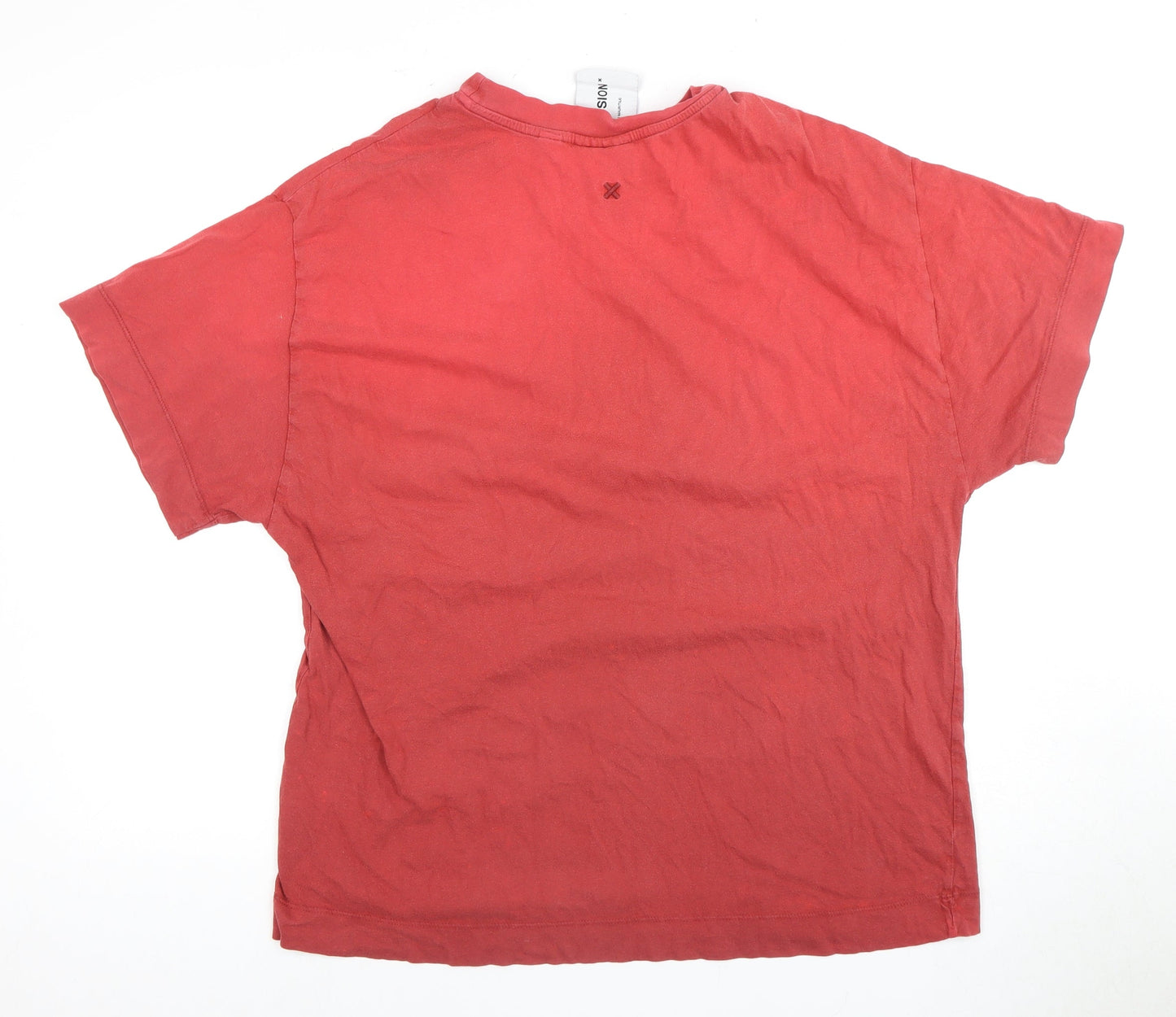 Collusion Men’s Red Crew Neck XL T-Shirt