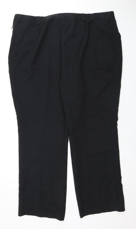 Marks and Spencer Women's Black Trousers Size 18