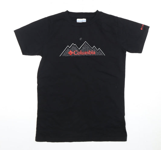 Columbia Boys Black Graphic Print T-Shirt 12-13 Years