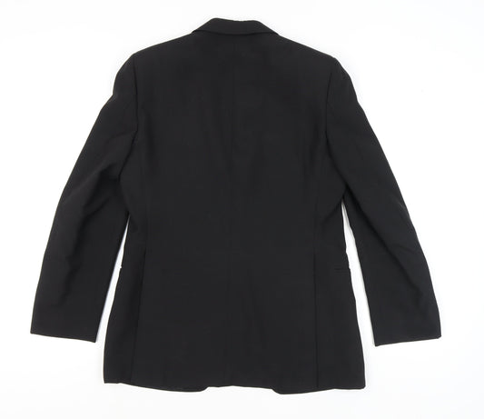 Moss Bros Black Tuxedo Blazer Men's 38R Formal