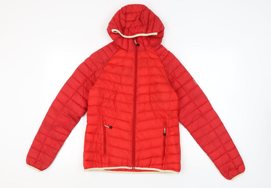 Jack Wolfskin Women's Red Puffer Jacket Size M