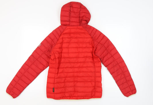 Jack Wolfskin Women's Red Puffer Jacket Size M