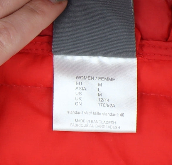 Jack Wolfskin Women's Red Puffer Jacket Size M