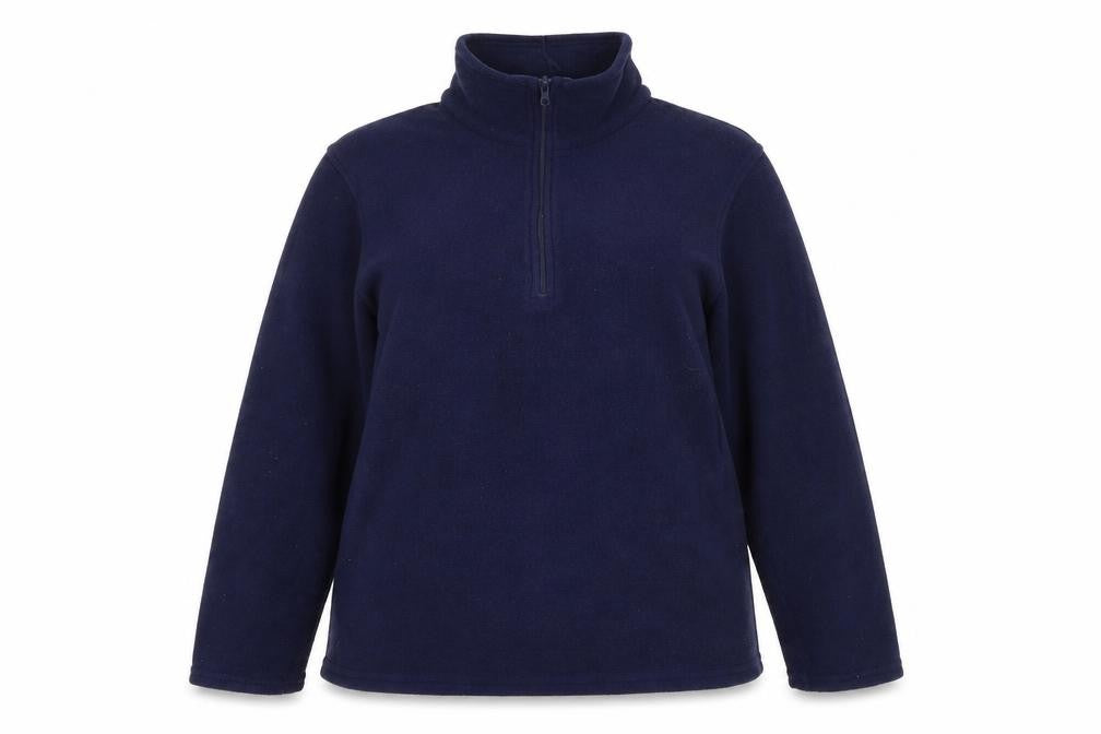 Womens UK M Regular Mountain Warehouse Blue Henley Sweatshirt