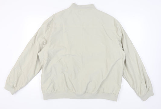 James Pringle Men's Beige Bomber Jacket 2XL
