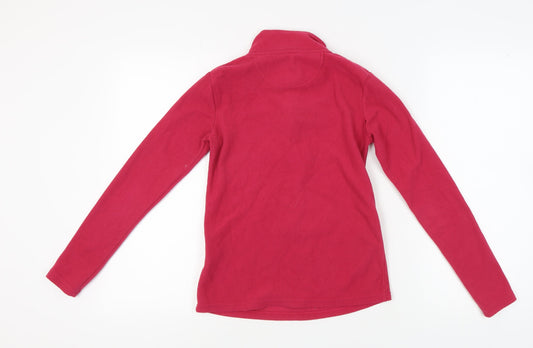 Peter Storm Women's Red Fleece Pullover Sweatshirt Size 8