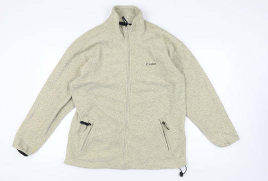 Gelert Men's Beige Fleece Zip Jacket Size L