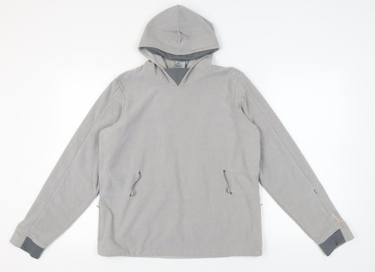 Nike Grey Unisex Hoodie, Size 14/16, Soft Fleece