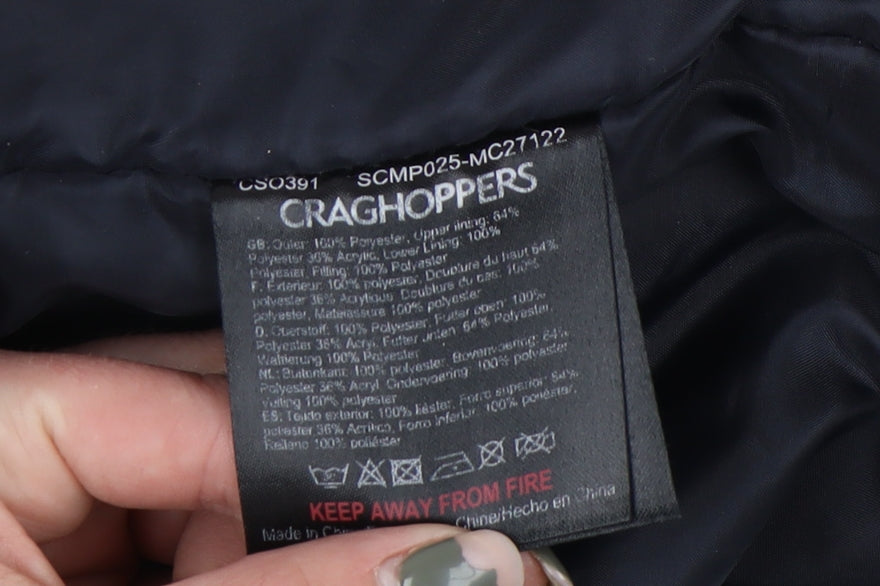 Craghoppers Men's Blue XL Puffer Jacket Waterproof