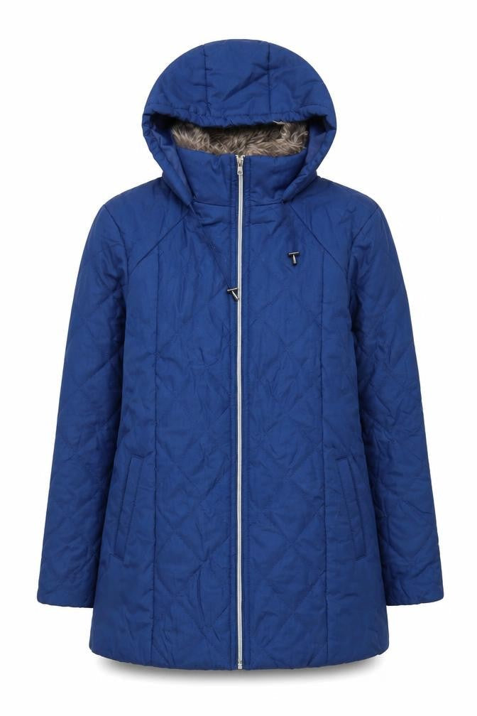 Anne de Lançay Women's Blue Puffer Jacket Size M