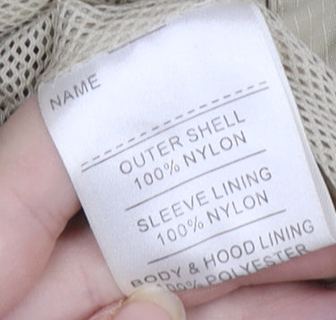 Jack Murphy Women's Beige Mid-Length Rain Coat Size 16