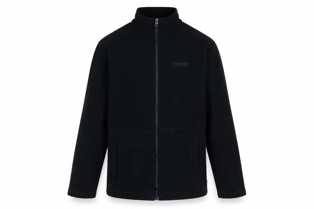 Front view of Regatta Men's Black Mid-Length Jacket M