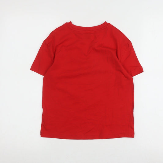 NBA Boys Red Bulls Graphic T-Shirt 6-7 Years Casual Sportswear