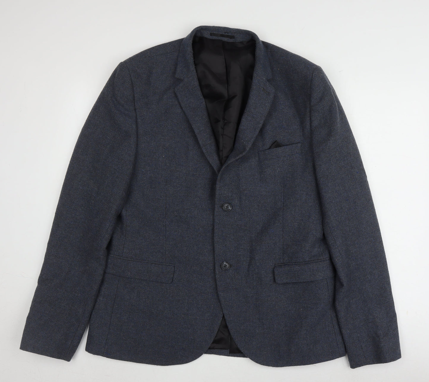 Topman Men's Blue Blazer Size 44 - Elegant & Stylish