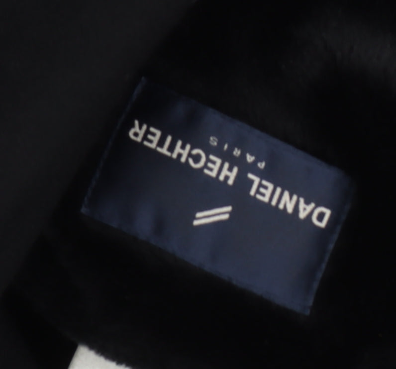 Daniel Hechter Men's Black Wool Coat