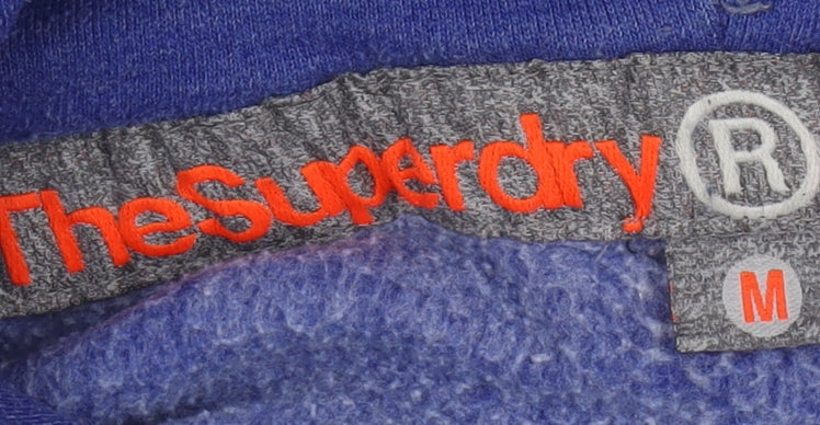 Superdry Men’s Blue Hoodie Medium Pullover