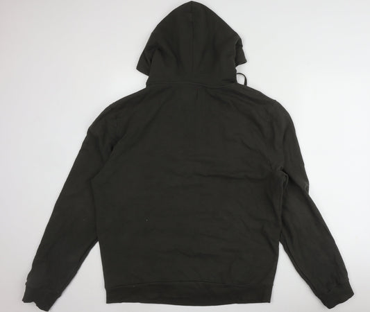 GUESS Men's Black 2XL Pullover Hoodie with Logo